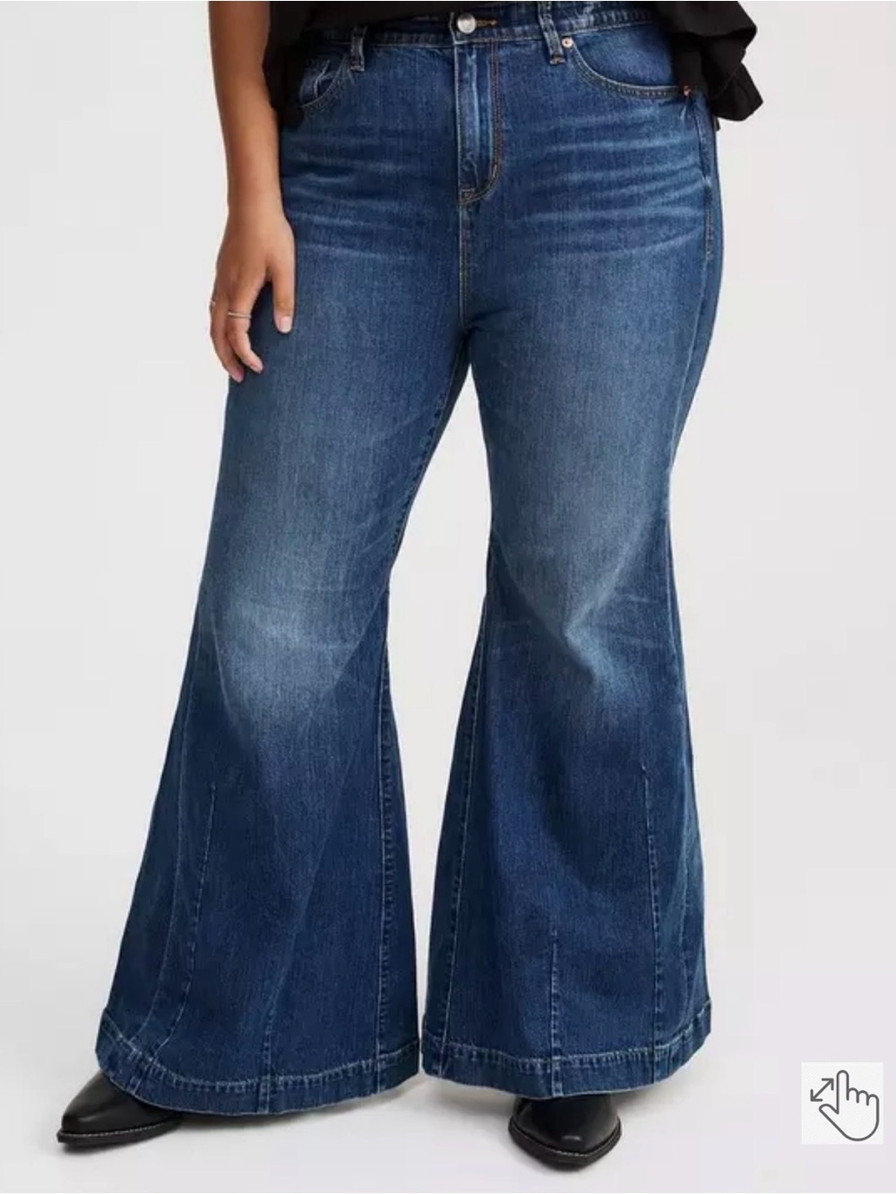 torrid Dark Blue Flare Jeans
